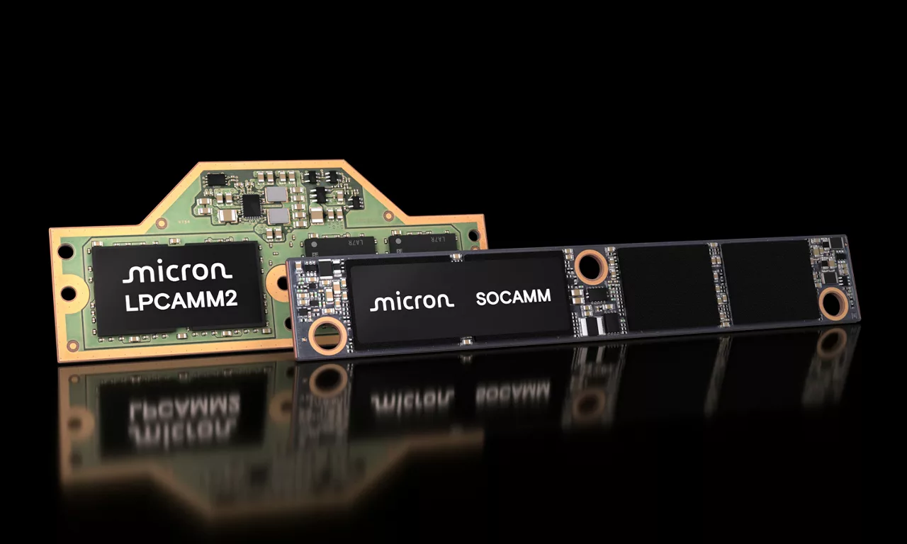 Micron LPDDR5X product image